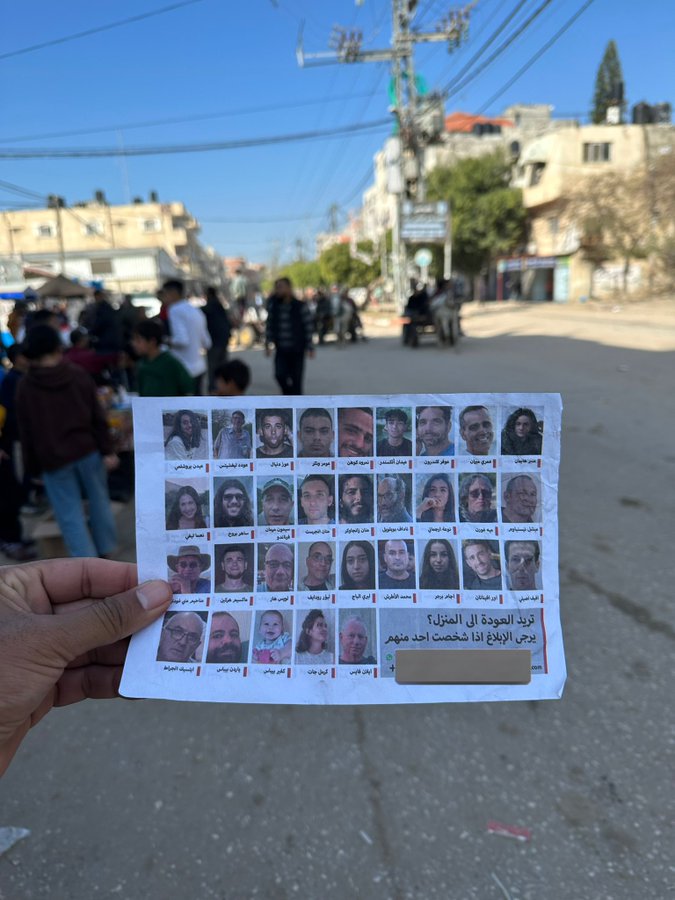 Israel drops leaflets seeking intel on captives, as Gaza attacks continue