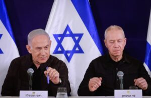 Prime-Minister-Benjamin-Netanyahu-Defense-Minister-Yoav-Gallant-and-Minister-Benny-Gantz