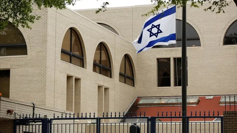 US Air Force member has died after setting self on fire outside the Israeli embassy