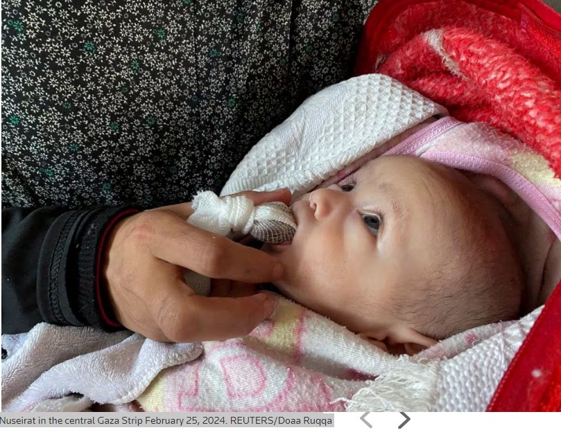 Bird-feed loaf and a date wrapped in gauze: What children eat in Gaza