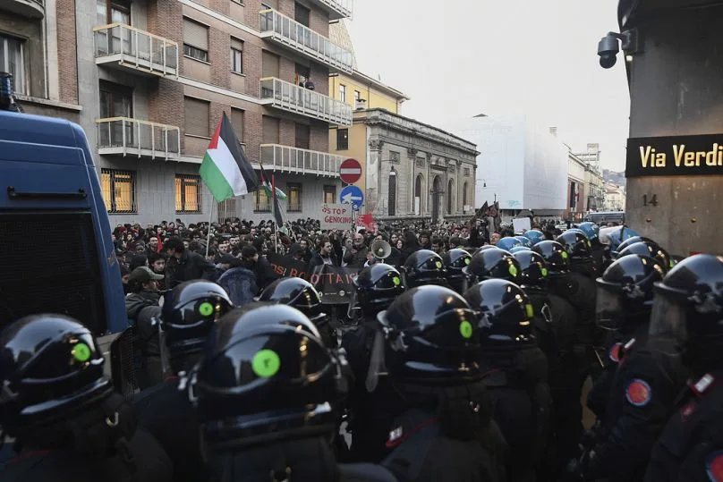 Protests in Rome over state broadcaster RAI’s Israel support