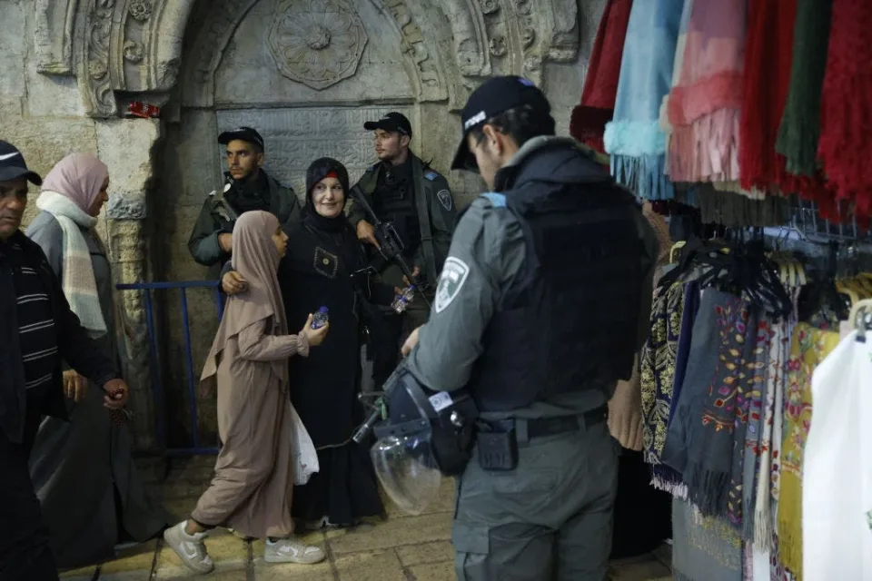 Ramadan prayers in Jerusalem pass without the violence feared amid Israeli war