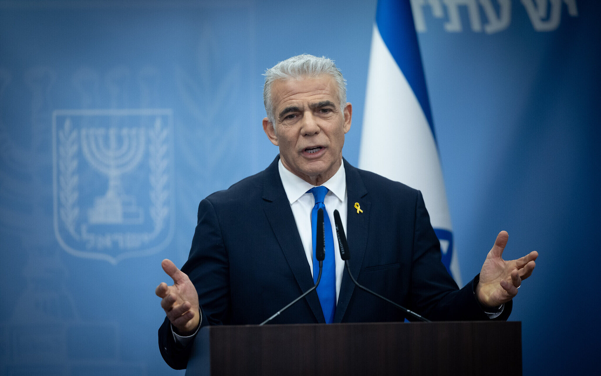 Lapid: ‘Netanyahu’s government of disasters is our enemies’ dream’