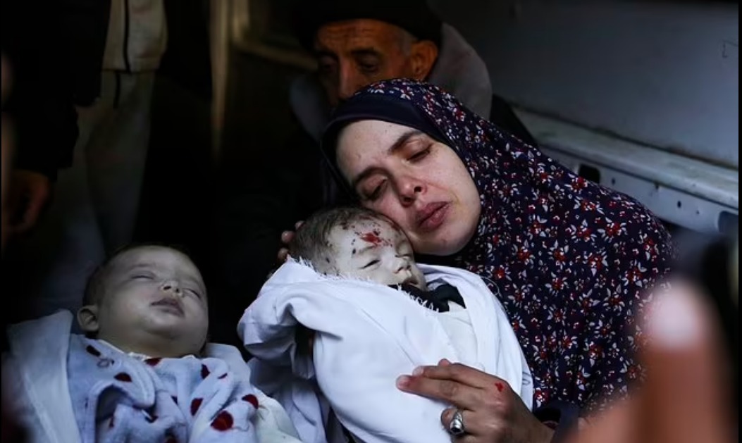 Palestinian twins killed in Israeli strike