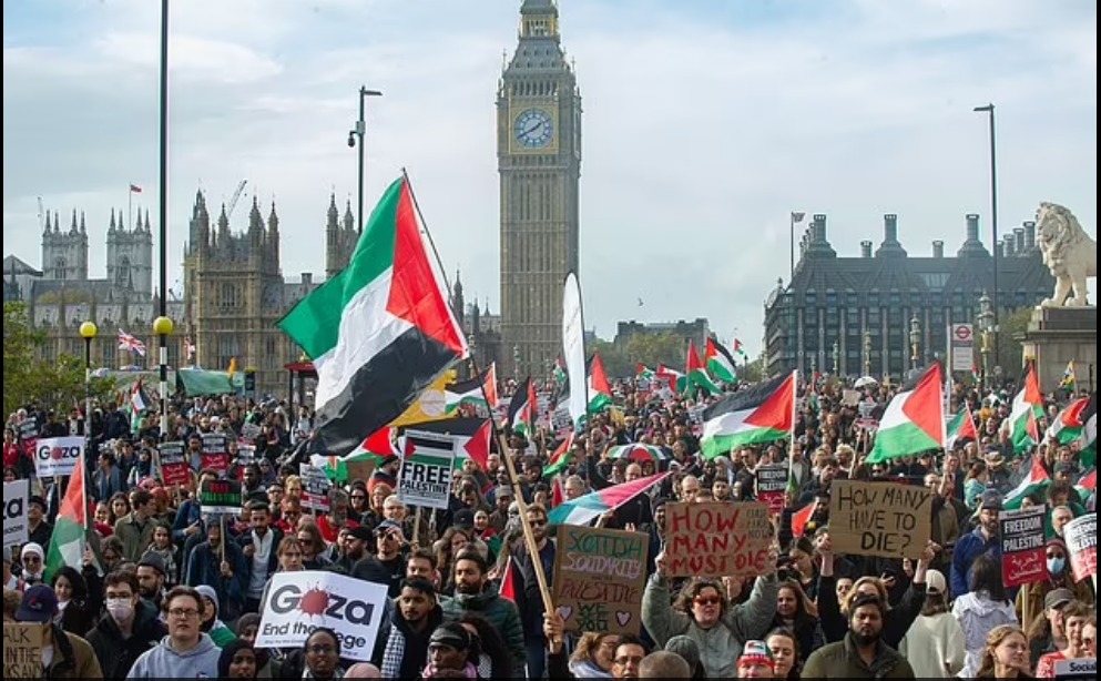 Pro-Palestine protesters are turning London into a ‘no-go zone for Jews’: UK official