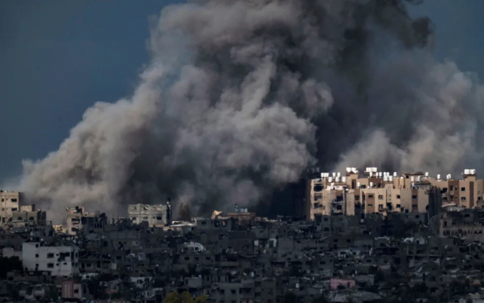 How does international humanitarian law apply to the Israel-Gaza conflict?